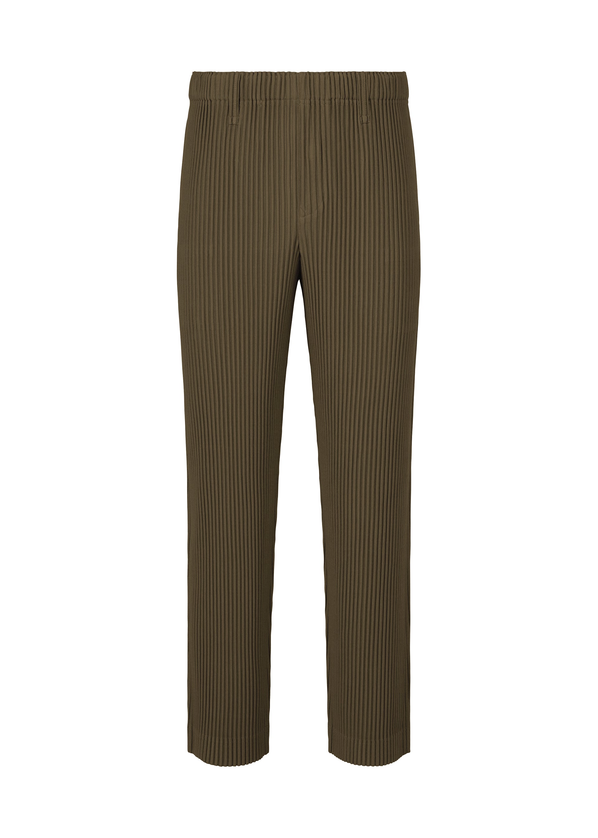 Issey Miyake Tailored Pleats 3 kalhoty růžové rovné