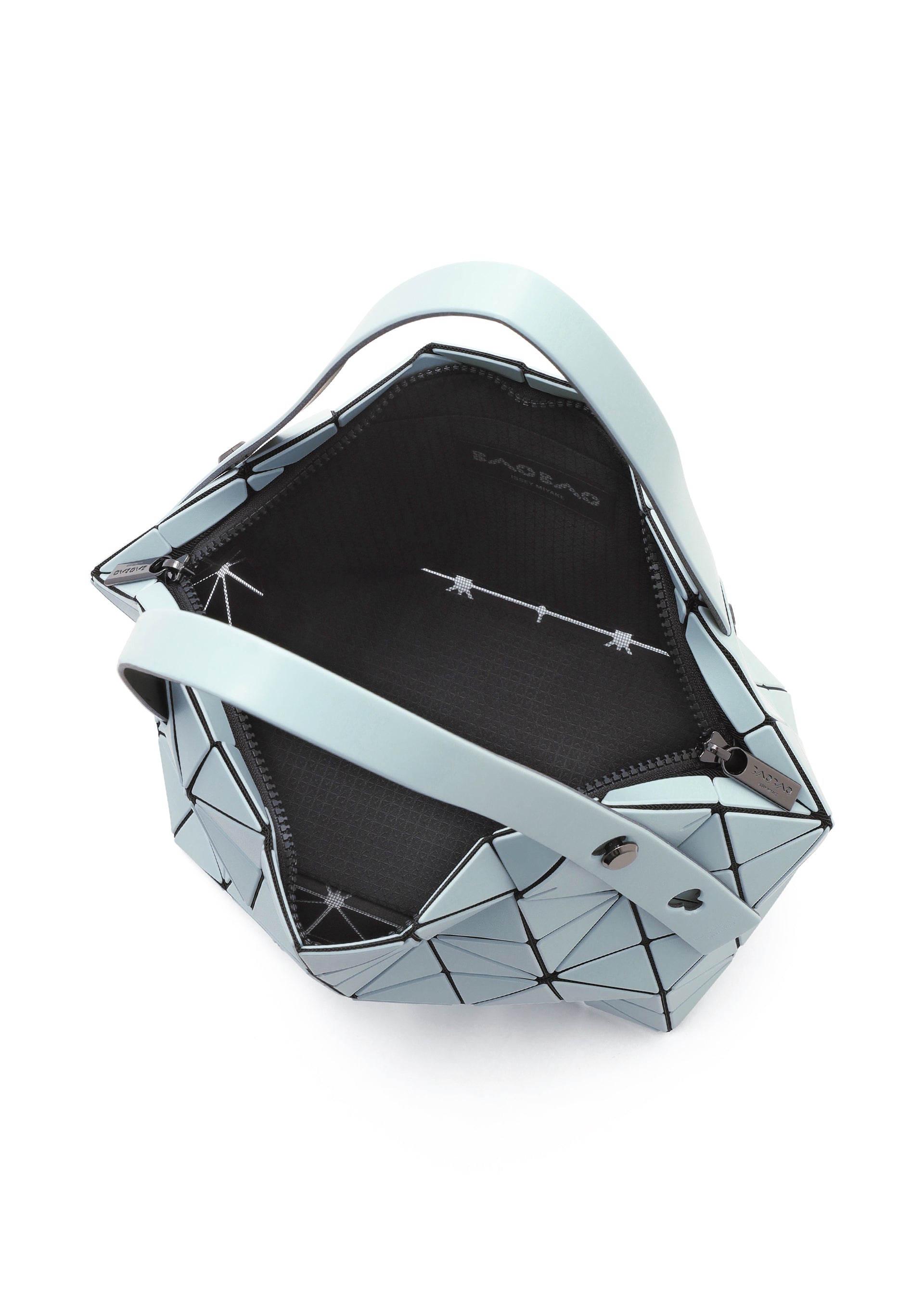 Issey Miyake Bao Bao Boston kabelka off white matná