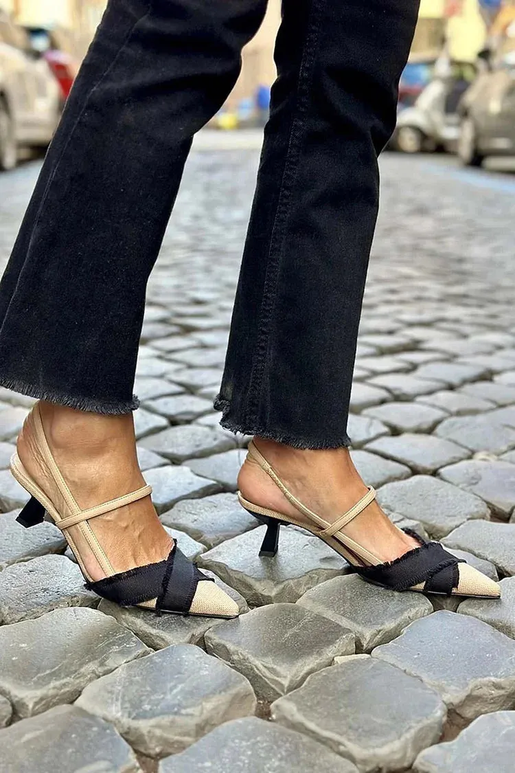 Norielle Florette slingback lodičky béžové