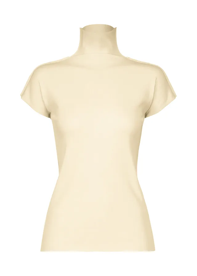 Issey Miyake Cotton Baguette-66 top smetanový vel. 2
