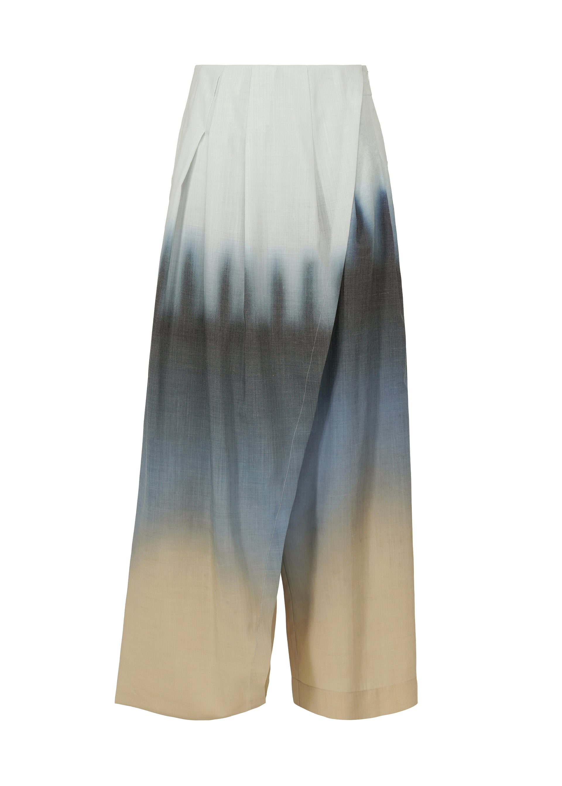 Issey Miyake Plumage kalhoty Chukar 1 ruční vzor peří