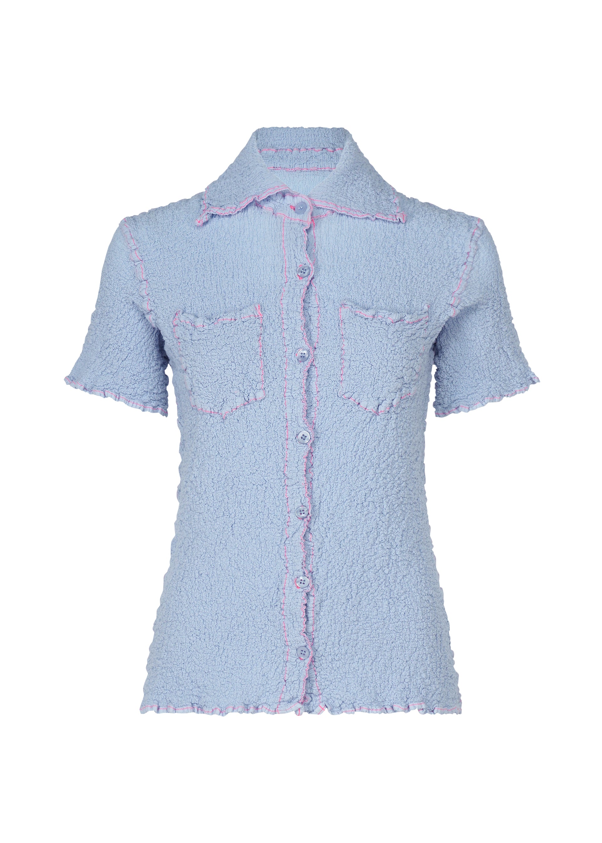 Issey Miyake Cauliflower Color 1 bavlněný top černá