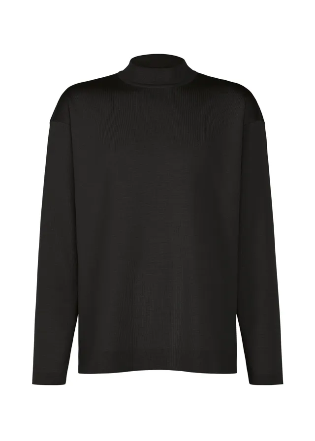 Issey Miyake Mono-Milano pulovr černý vel. 3 vlněný
