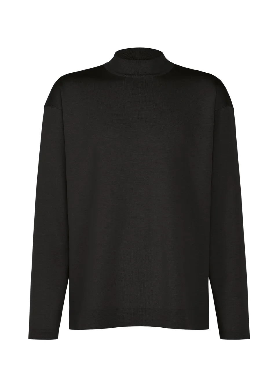 Issey Miyake Mono-Milano pulovr černý vel. 3 vlněný