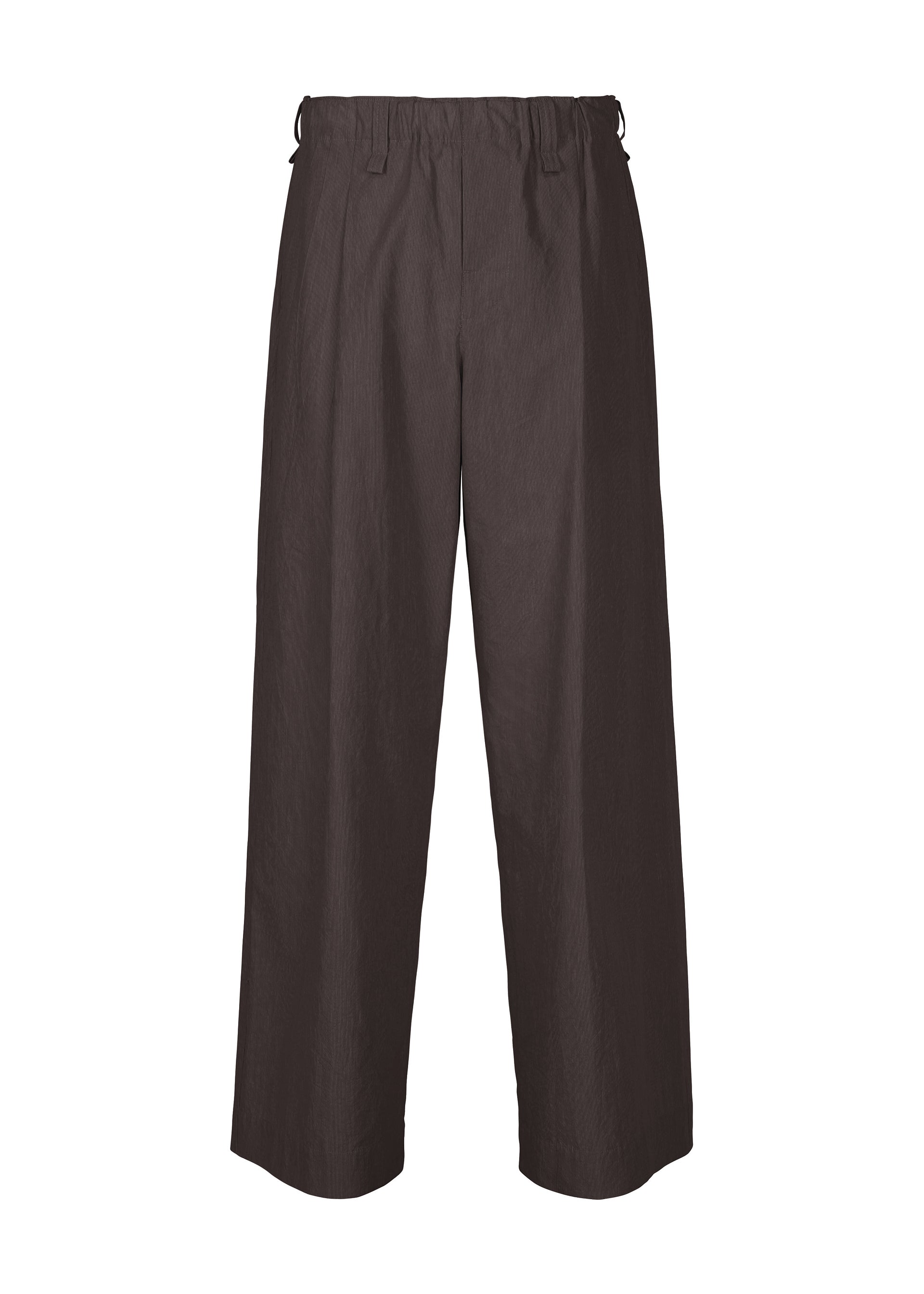 Homme Plissé Issey Miyake Freshen kalhoty White široké plisované