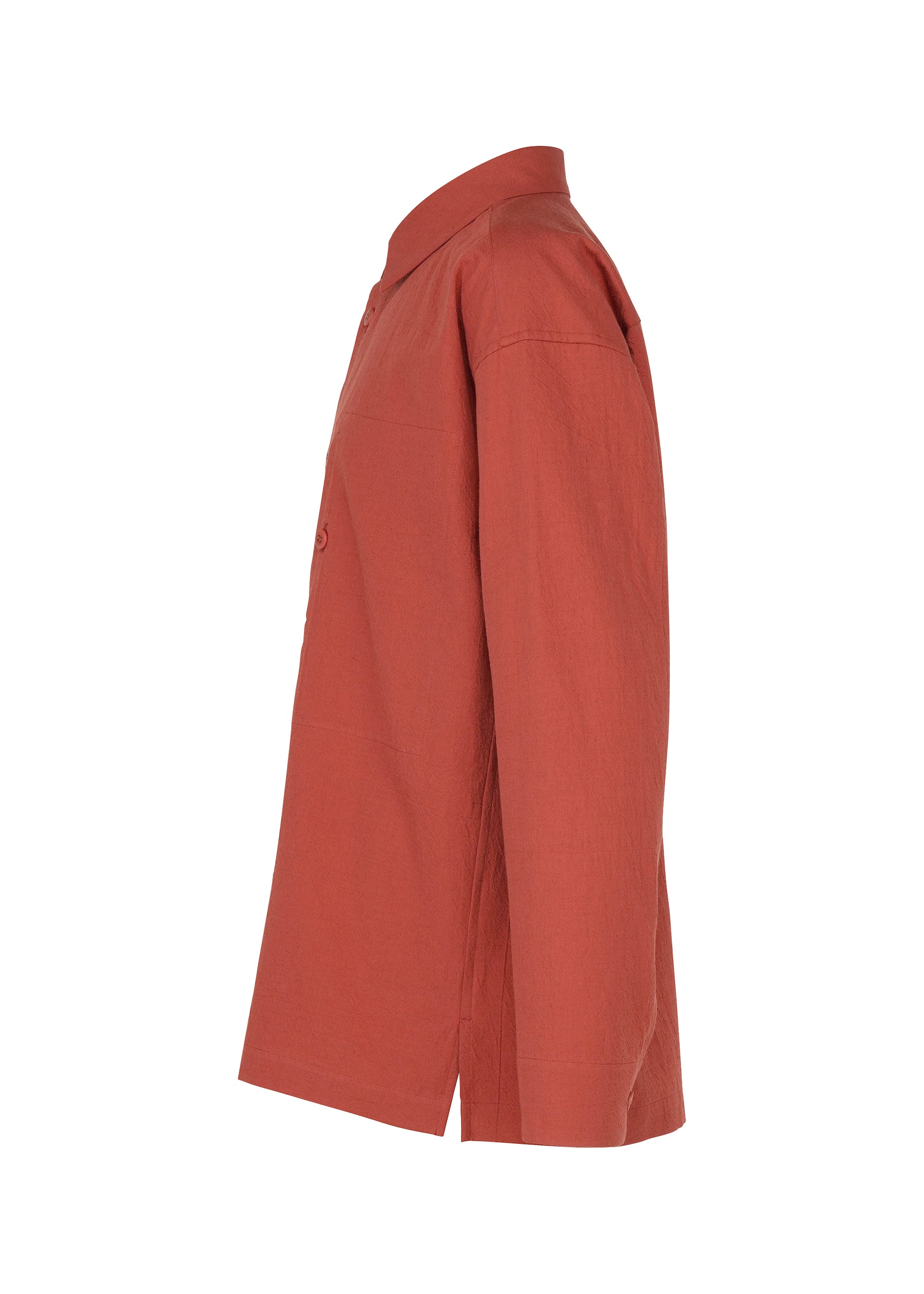 Issey Miyake Cotton Yak košile šedá vlněná