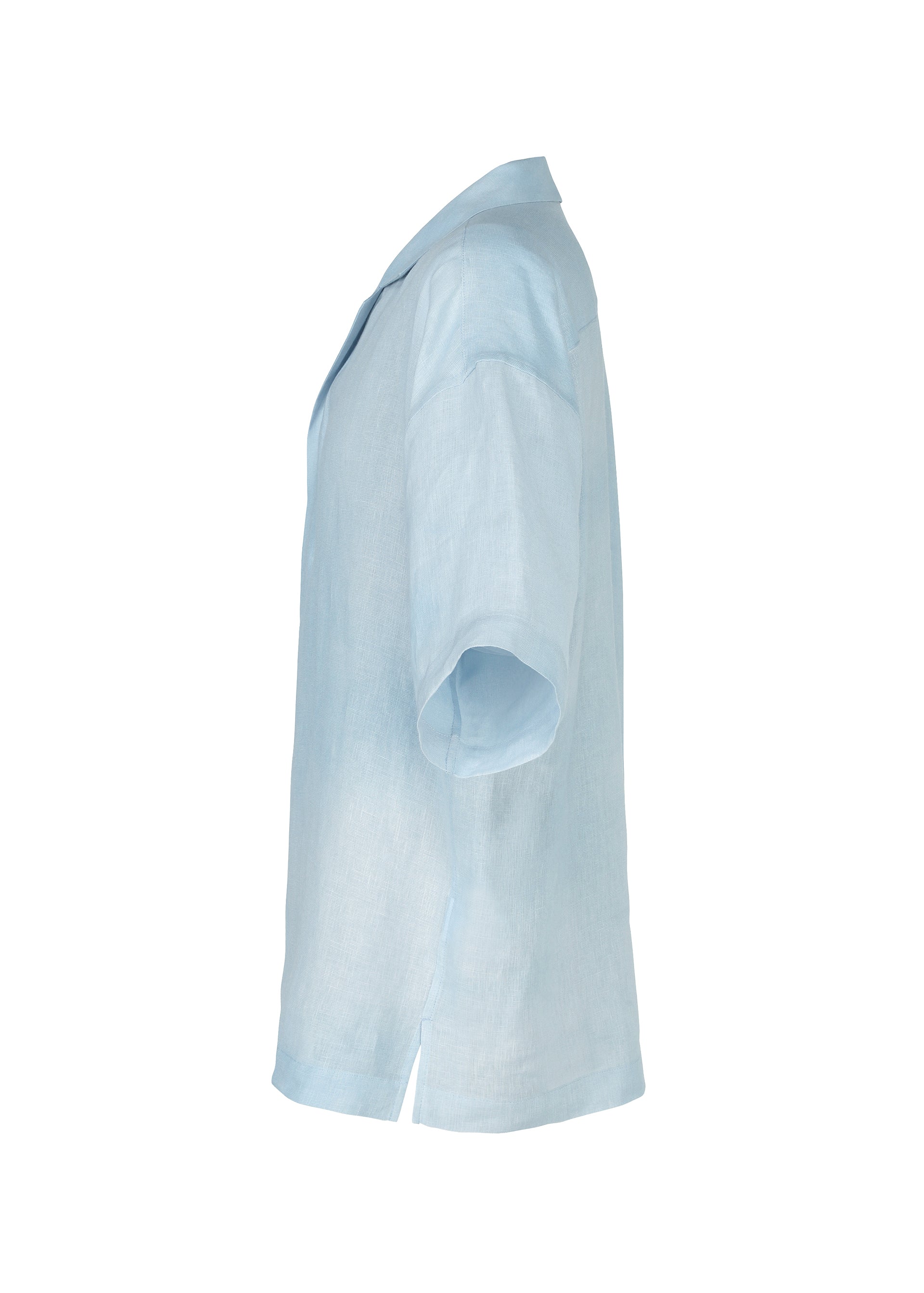 Issey Miyake Floating Linen pánská košile blue lněná