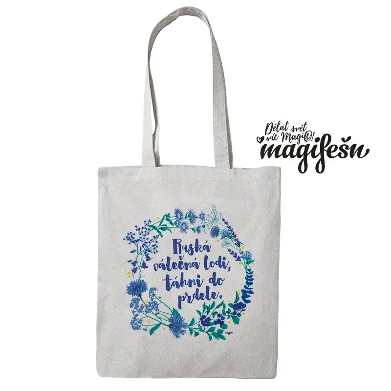 Magifešn Ruská válečná lodi Medium taška recykl.