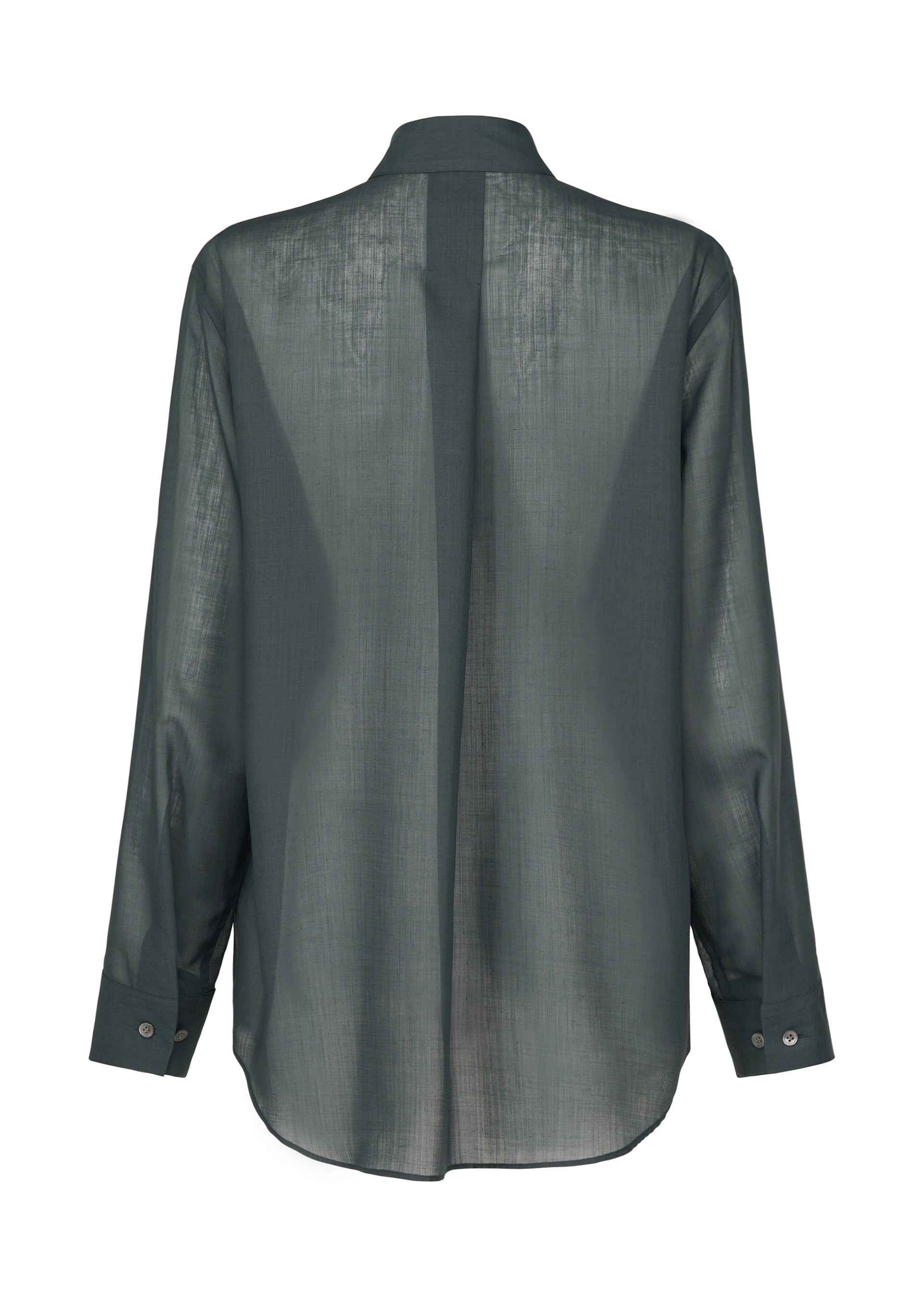 Issey Miyake Sheer Wool košile bílá vel. 2 vlněná
