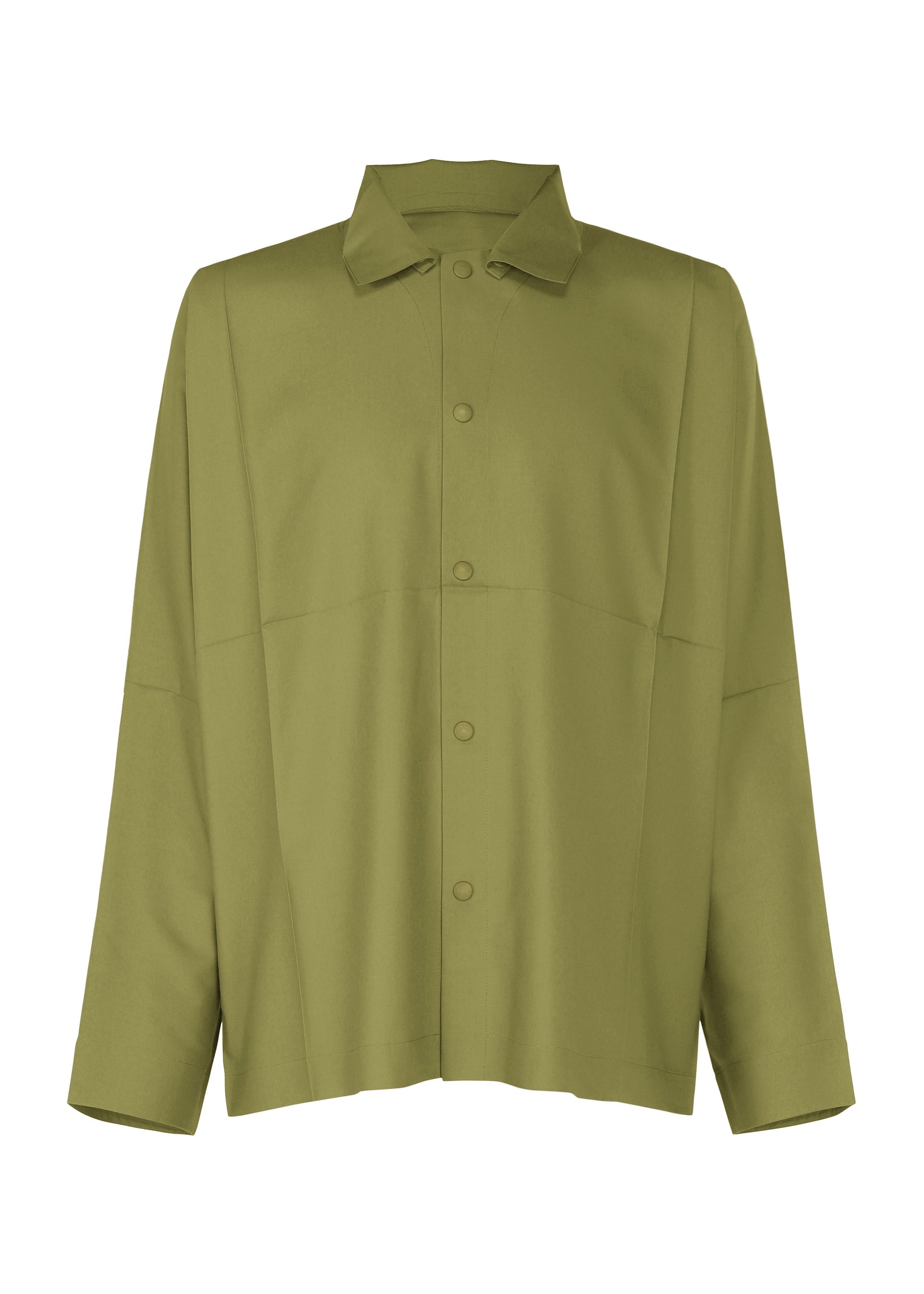Issey Miyake IM Men Compact Shirt košile hnědá skladná