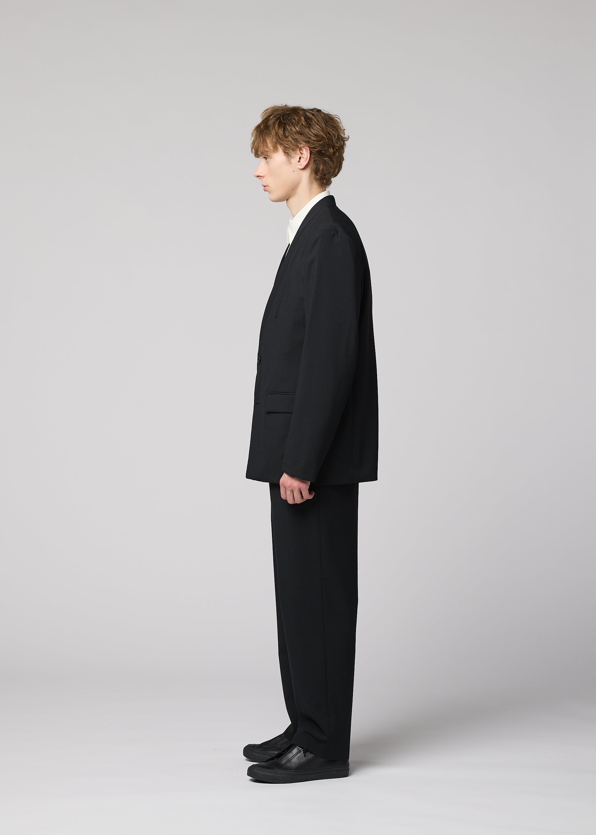 Issey Miyake IM Men Suave bunda šedá vel. 2 vlněná