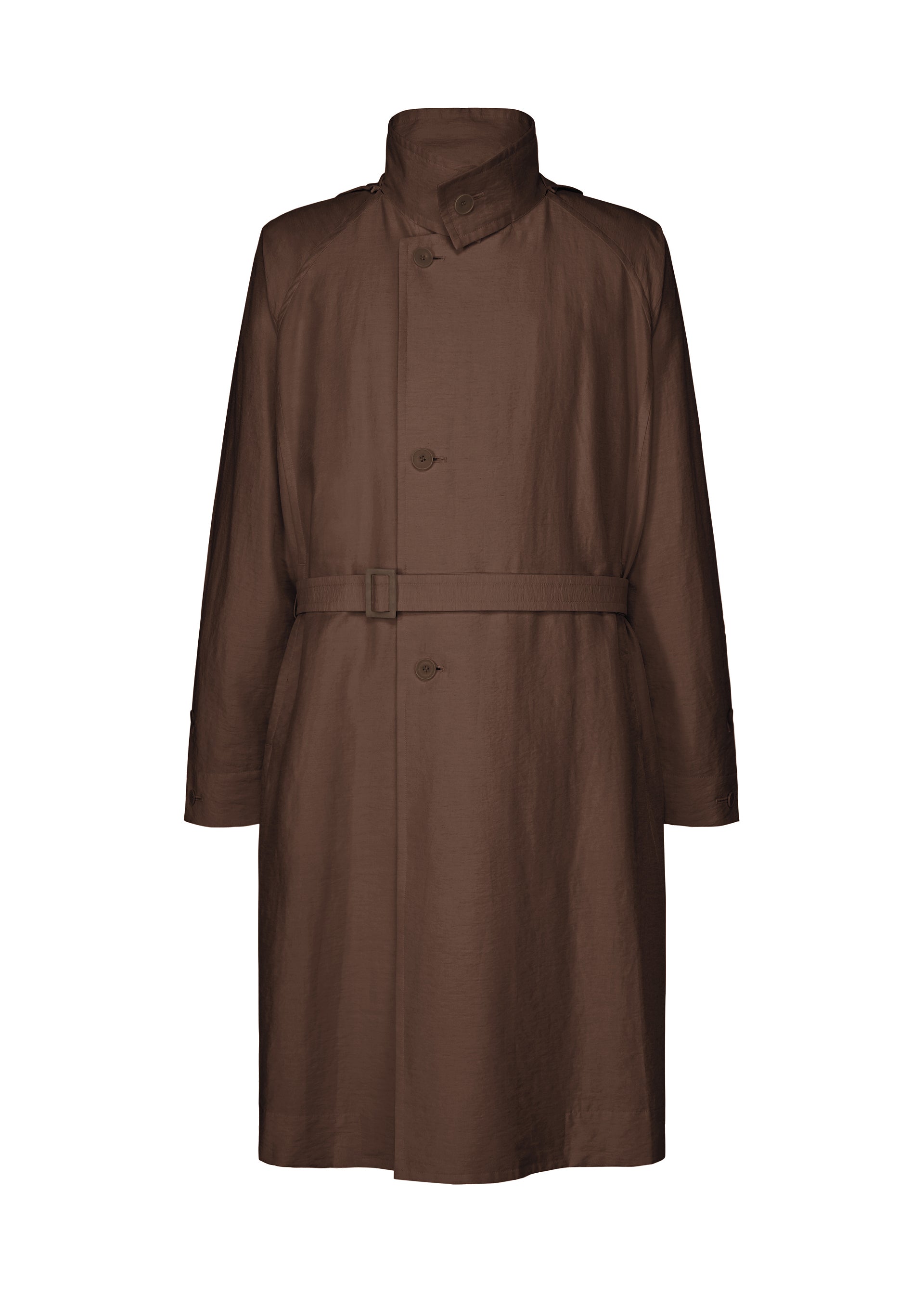 Issey Miyake Opacity kabát černý s kapucí vel. 1 průsvitný