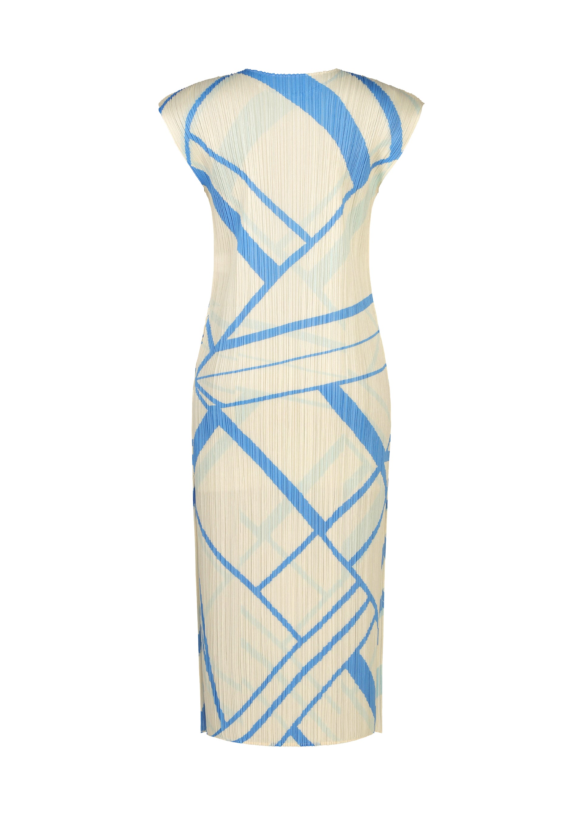Issey Miyake Fold Line PP63204 šaty off white