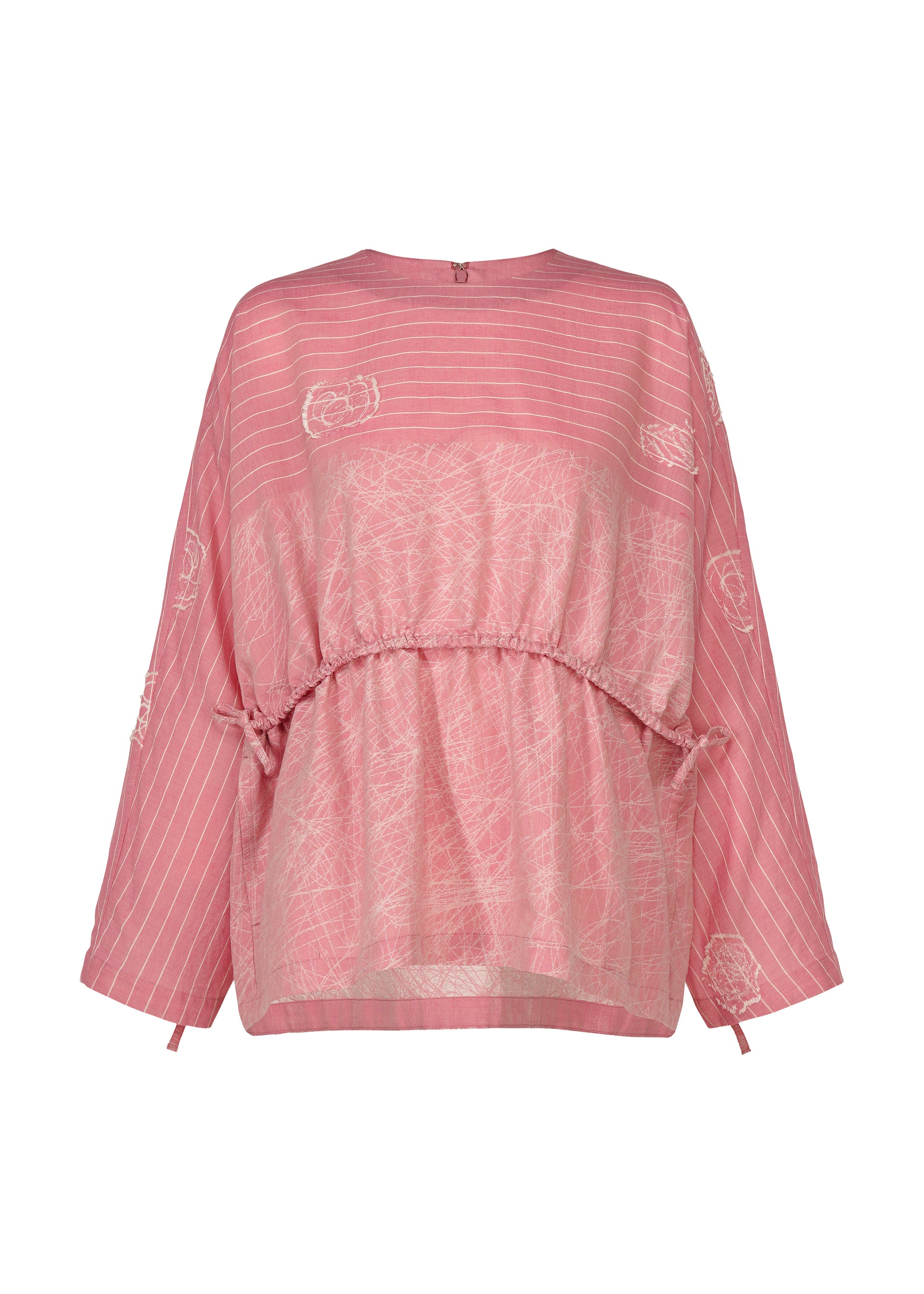 Issey Miyake One Stroke Draw top černý žakár vel. 2