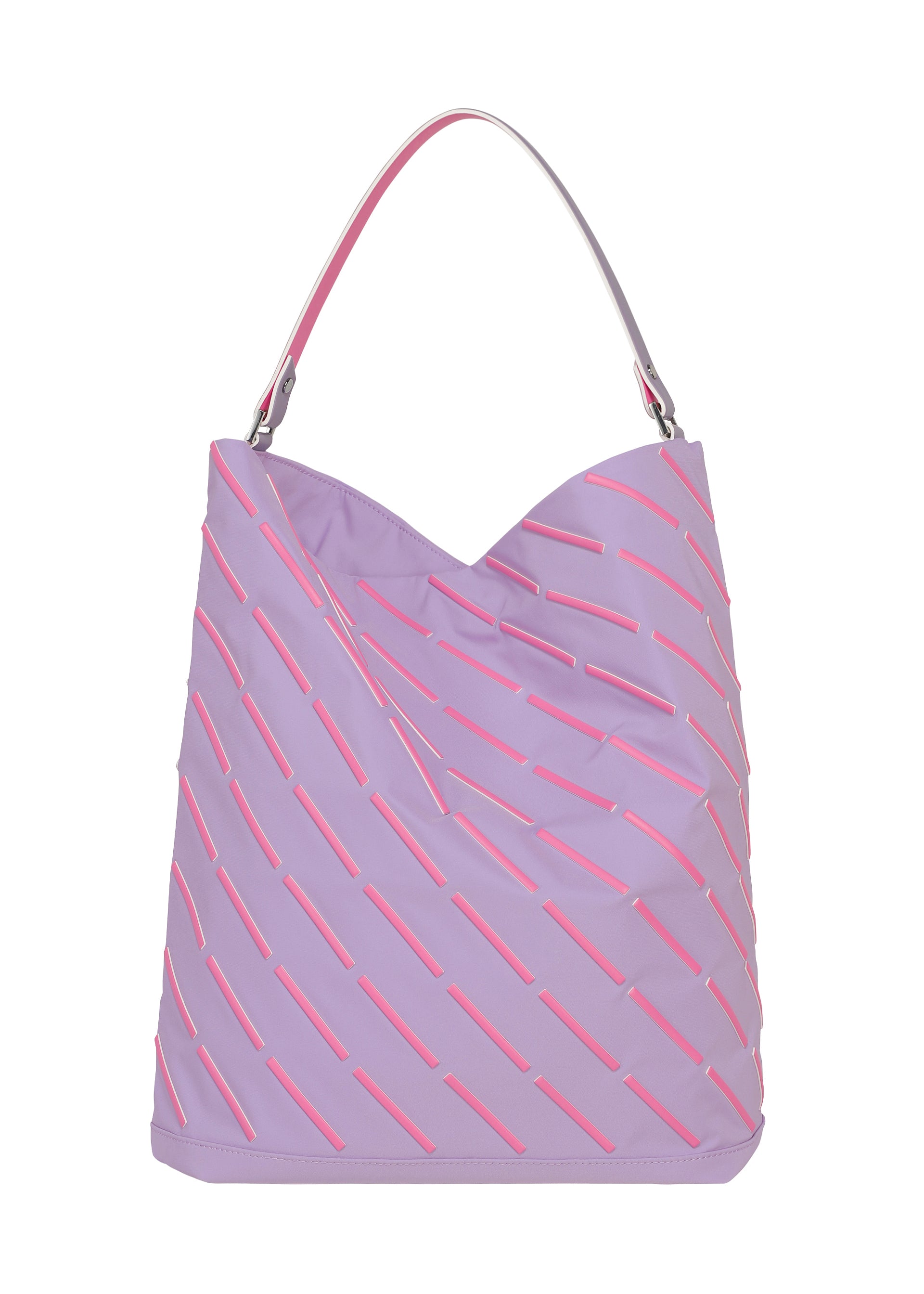 Issey Miyake Line Bag PP64303 kabelka černá vzor linie