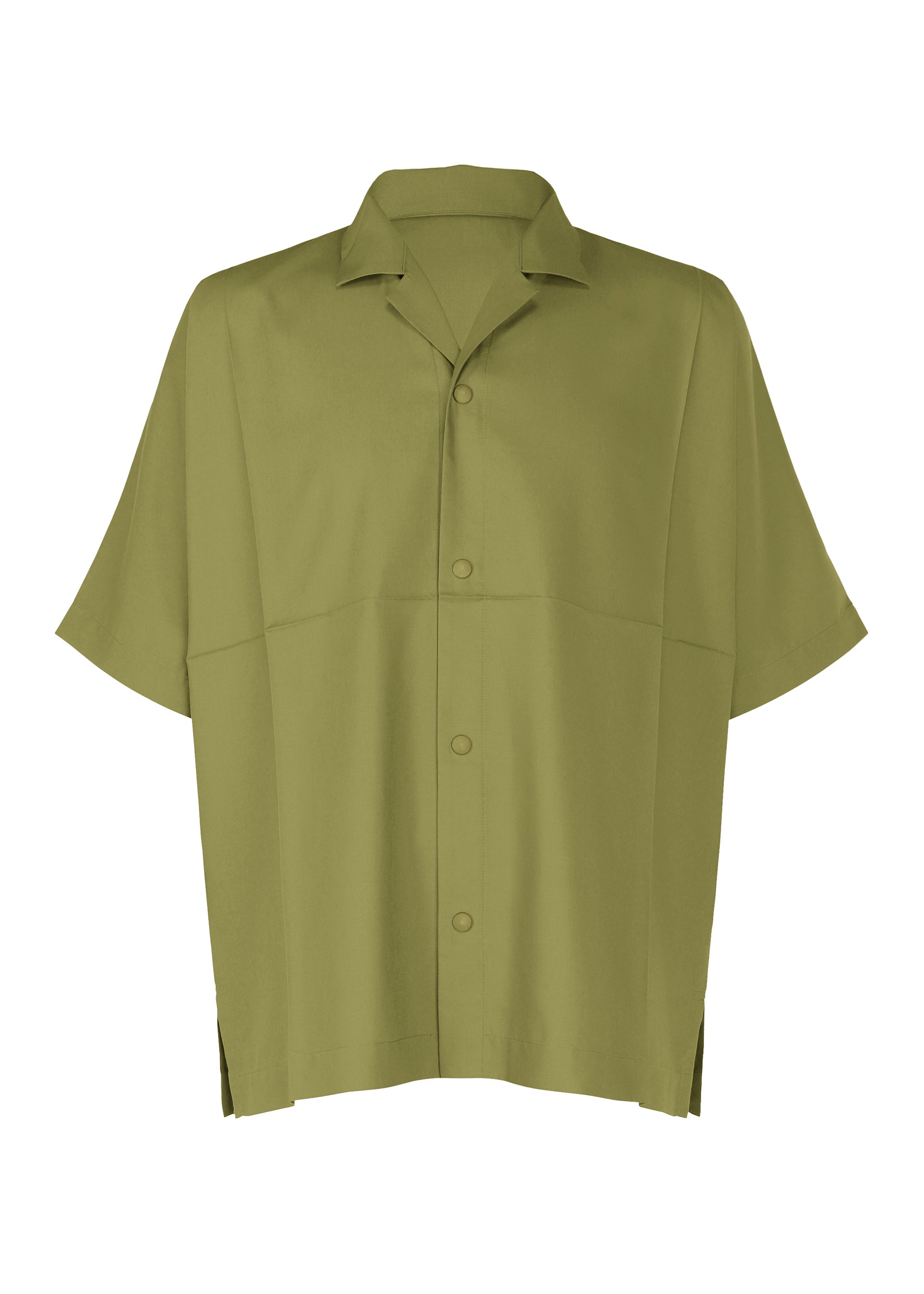 Issey Miyake IM Men Compact Shirt košile khaki skládací