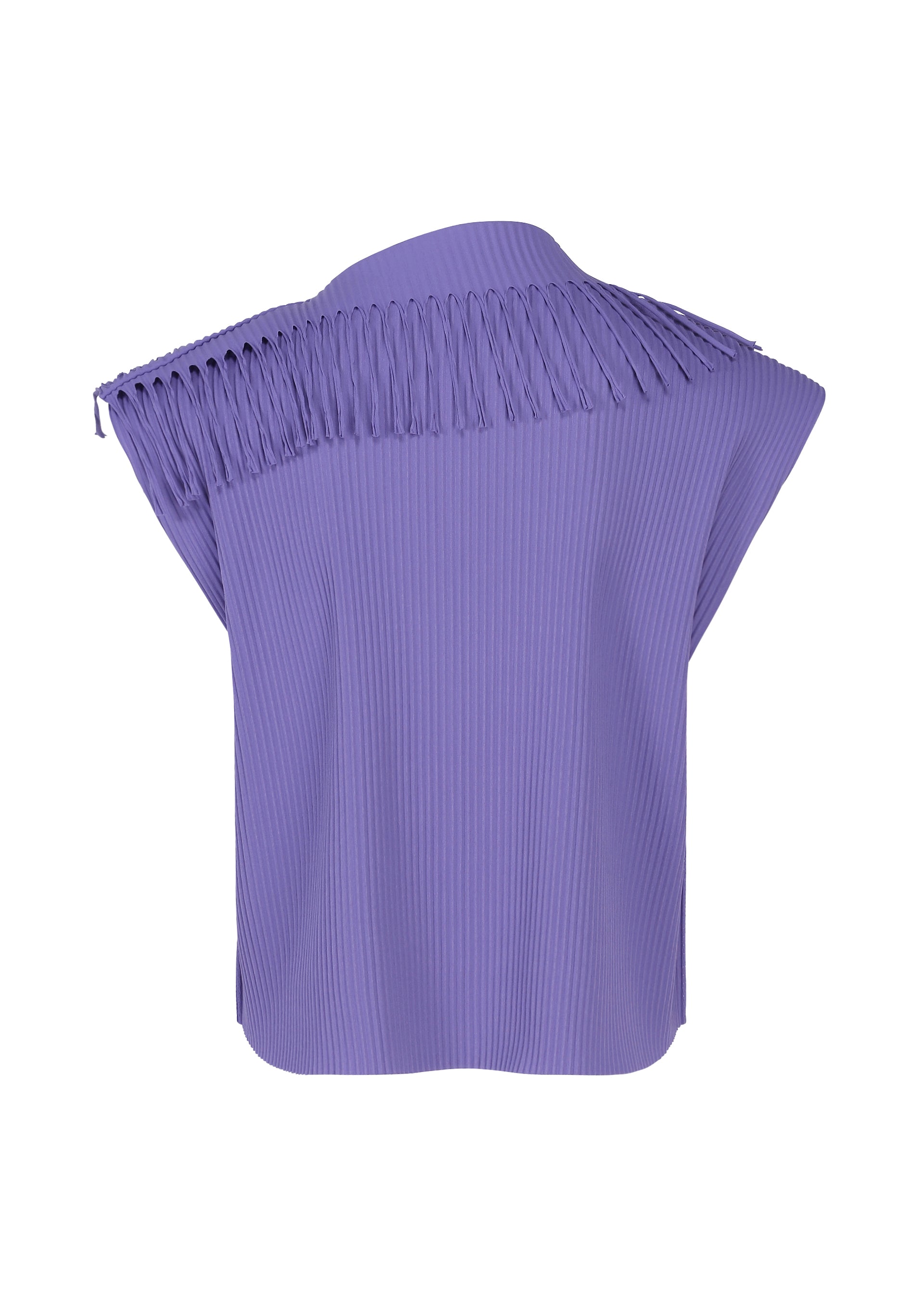 Issey Miyake Leaf Pleats top černá francouzský rukáv lehký