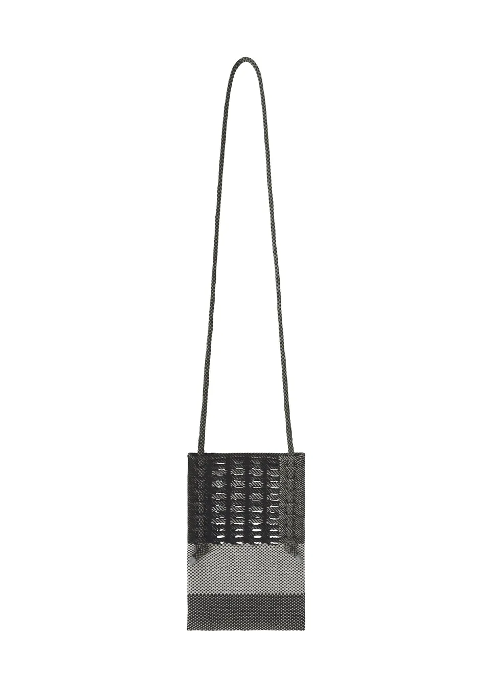 Issey Miyake Mokko Tote Mix kabelka šedá pletená