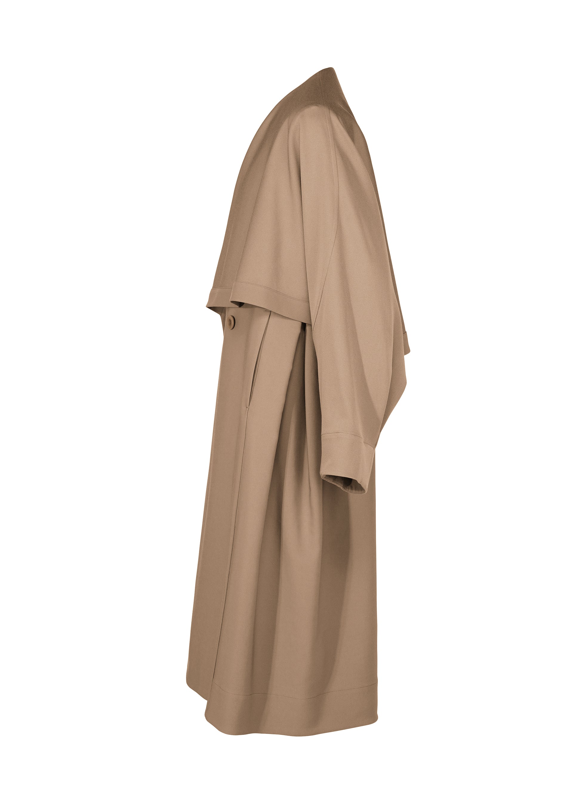 Issey Miyake Front Back kabát černý vel. 2 vlněný
