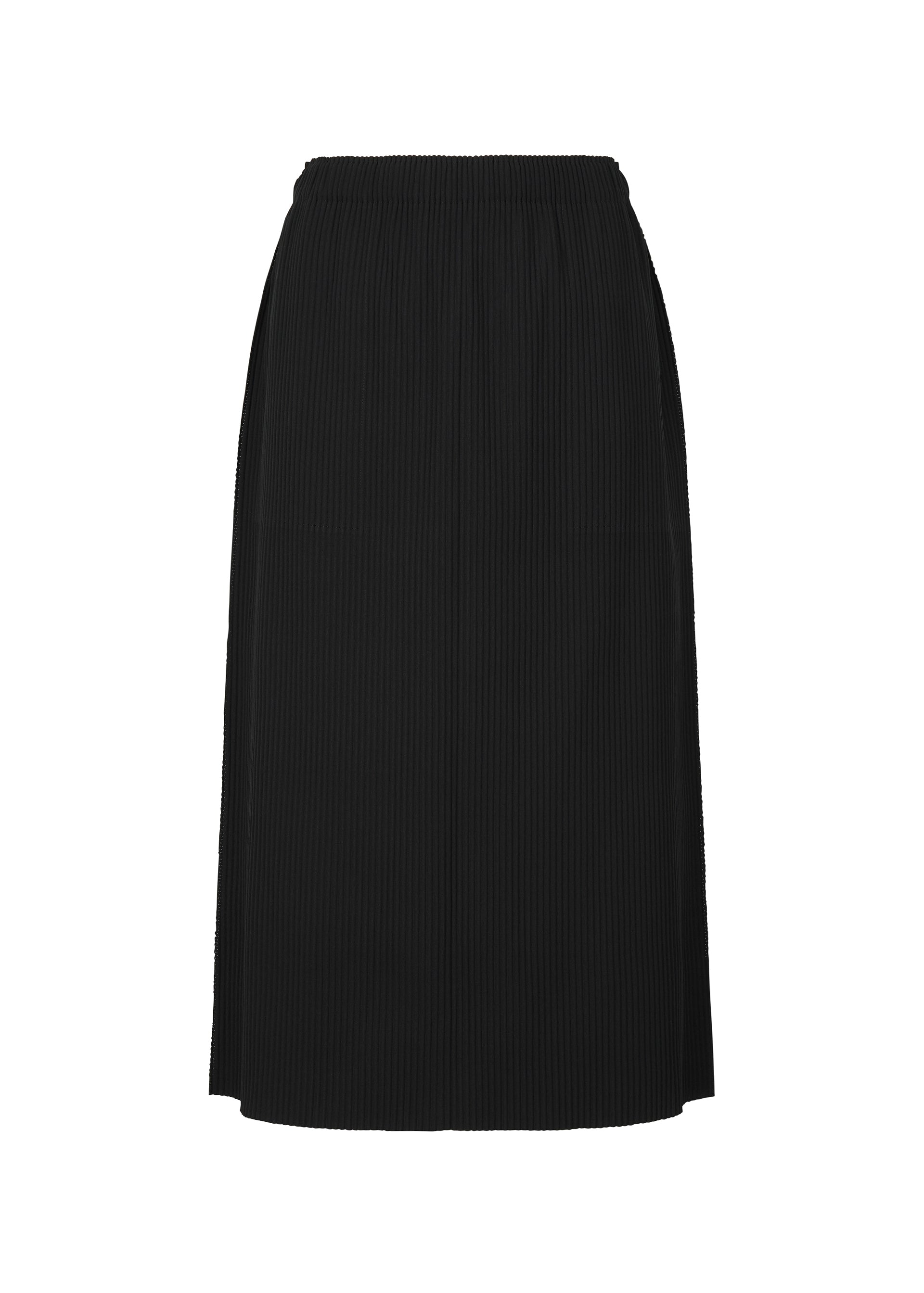 Issey Miyake Fine Knit Pleats sukně bílá lehký úplet
