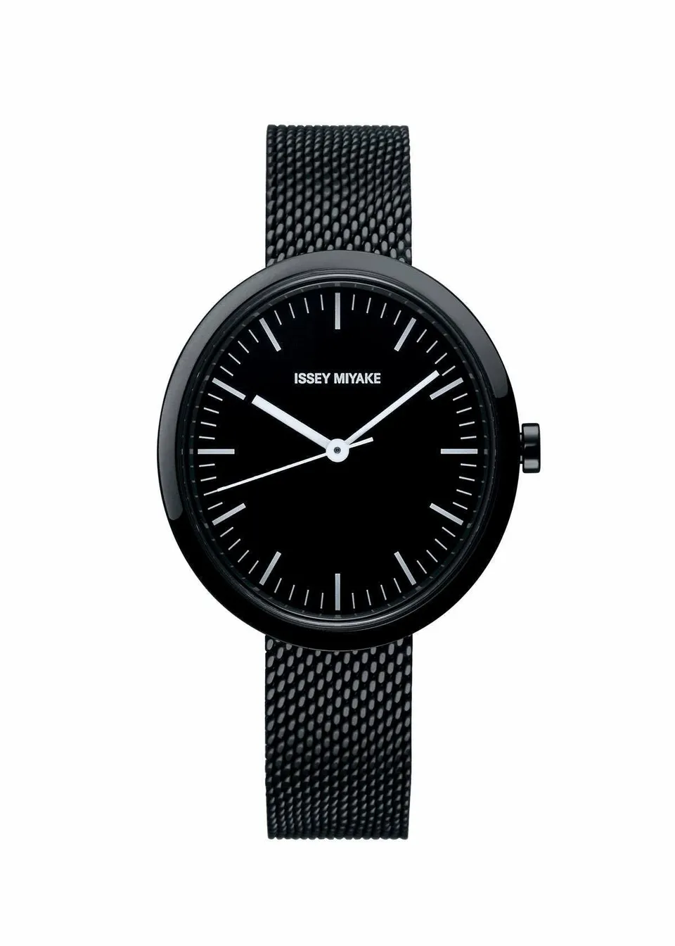 Issey Miyake Ellipse Mini hodinky černé