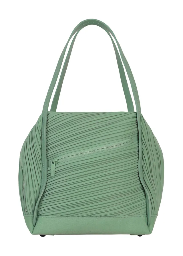 Issey Miyake Pleats Please Bias Pleats Bag kabelka khaki