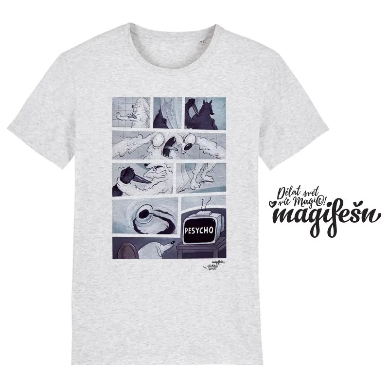 Magifešn XY P(e)SYCHO unisex tričko biobavlna