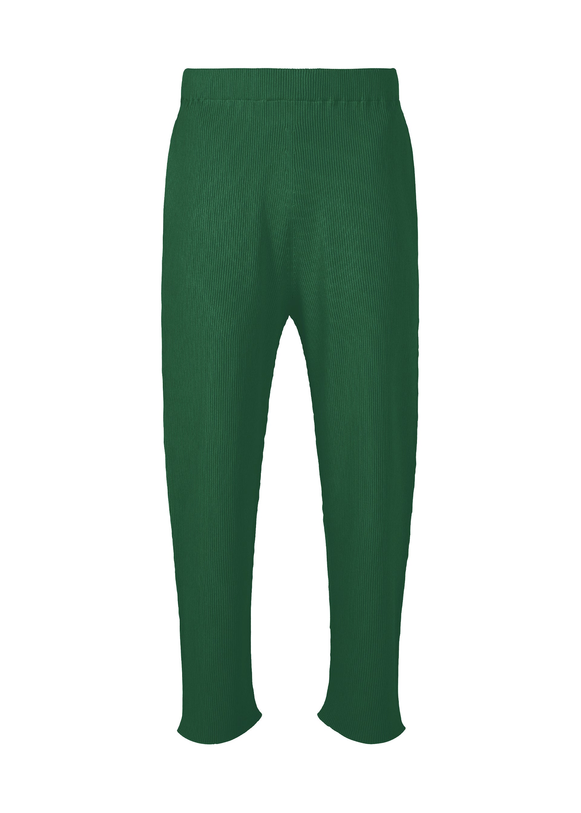 Issey Miyake Homme Plissé Basic Knit kalhoty černé pletené