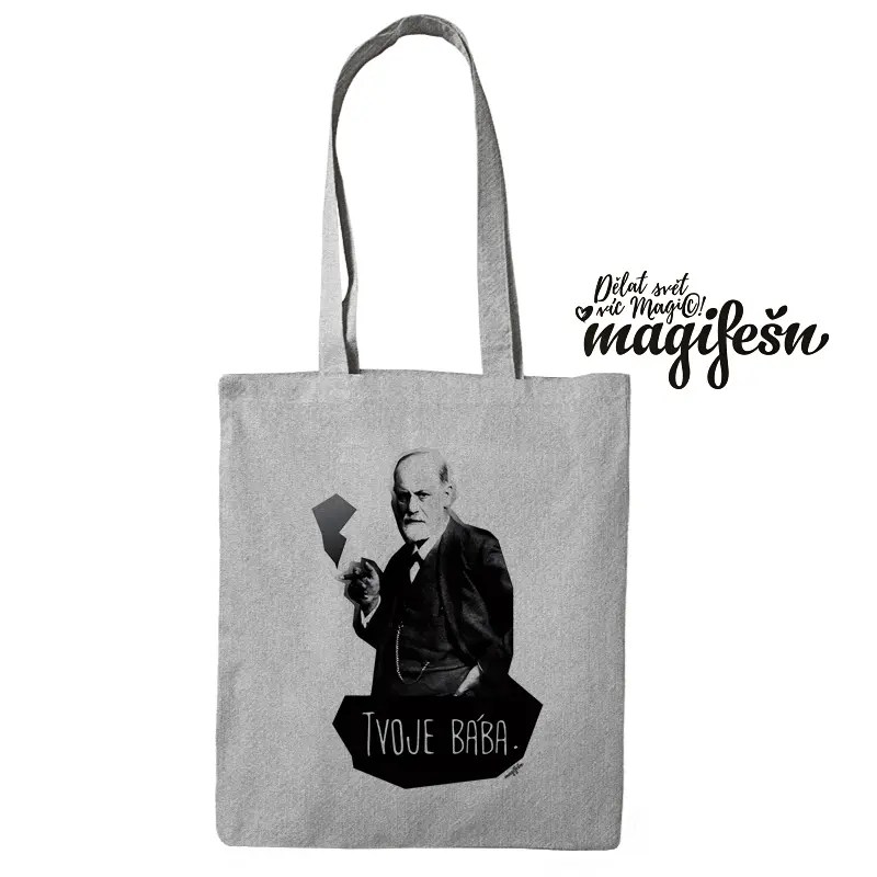 Magifešn Freud Tvoje bába taška MEDIUM z recyklátu
