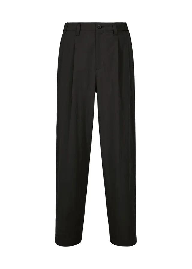 Issey Miyake Comfort Cotton kalhoty black 2 rové bio bavlna