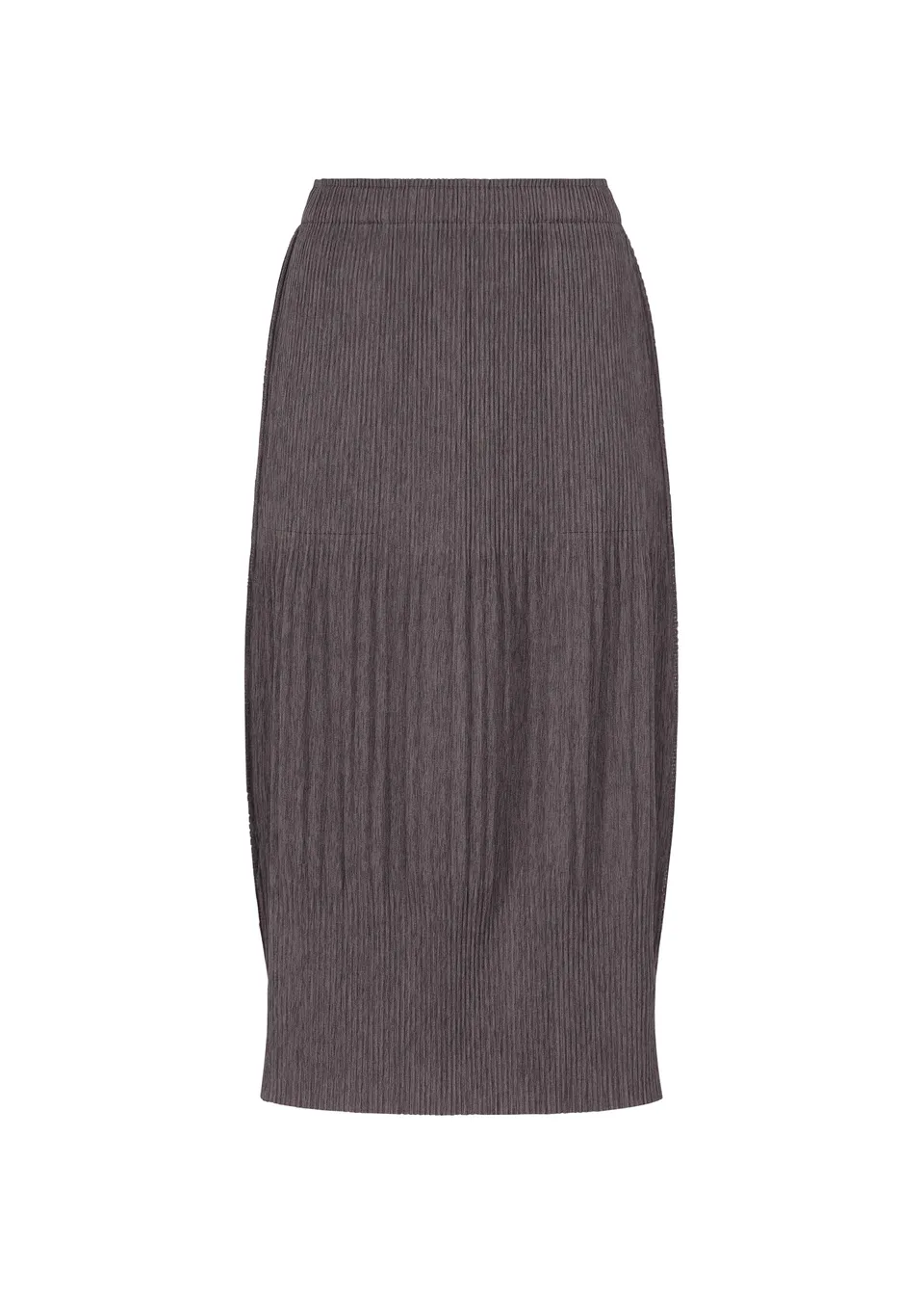 Issey Miyake Mix Fine Knit Pleats sukně béžová plisovaná