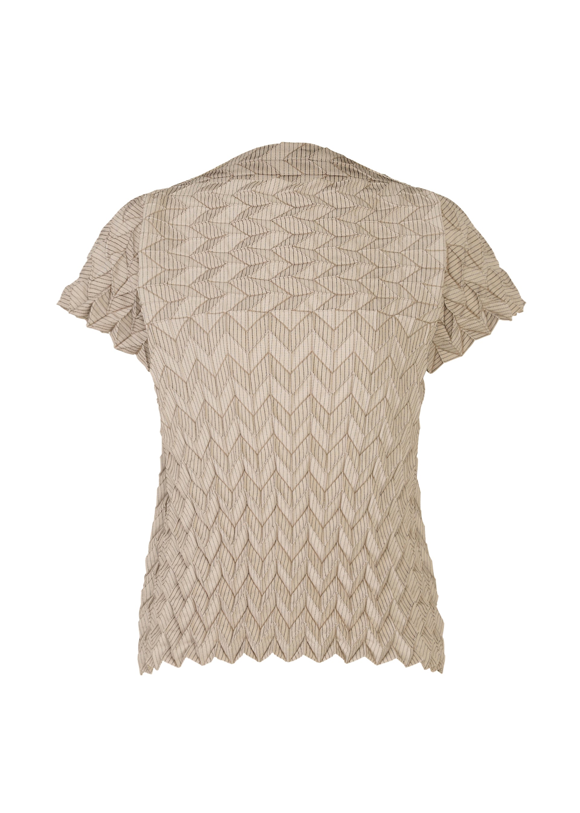Issey Miyake Type-O 009 top s krátkým rukávem Black