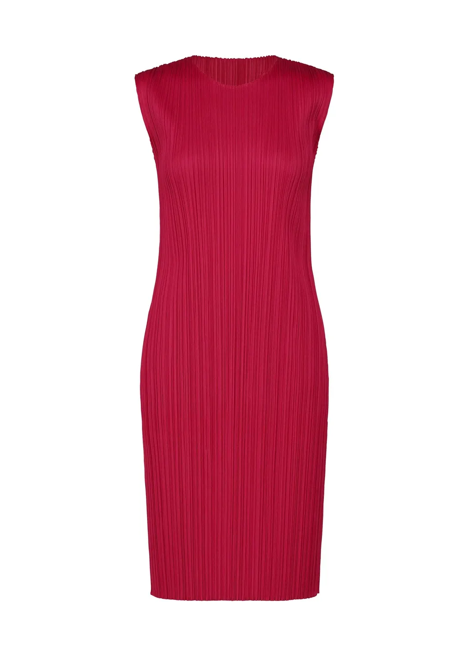 Issey Miyake New Colorful Basics 4 šaty karmínové vel. 3