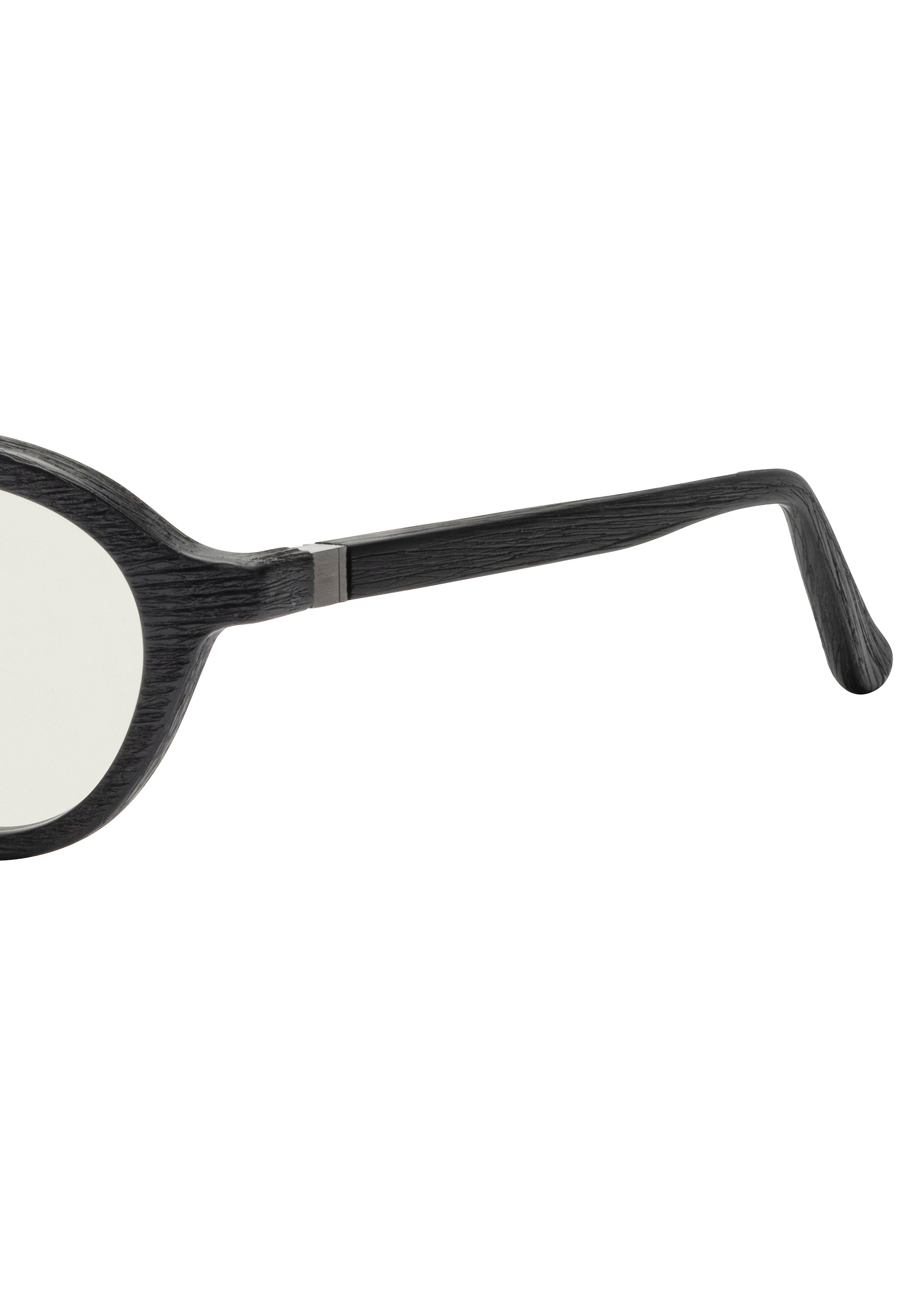 Issey Miyake Eyes Wood-Round sluneční brýle černé