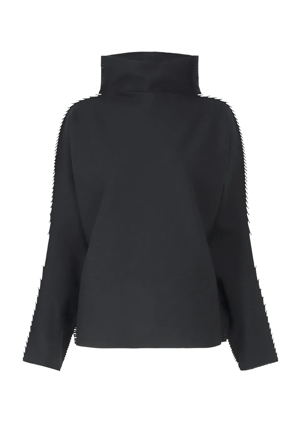 Issey Miyake Campagne top černý úpletový