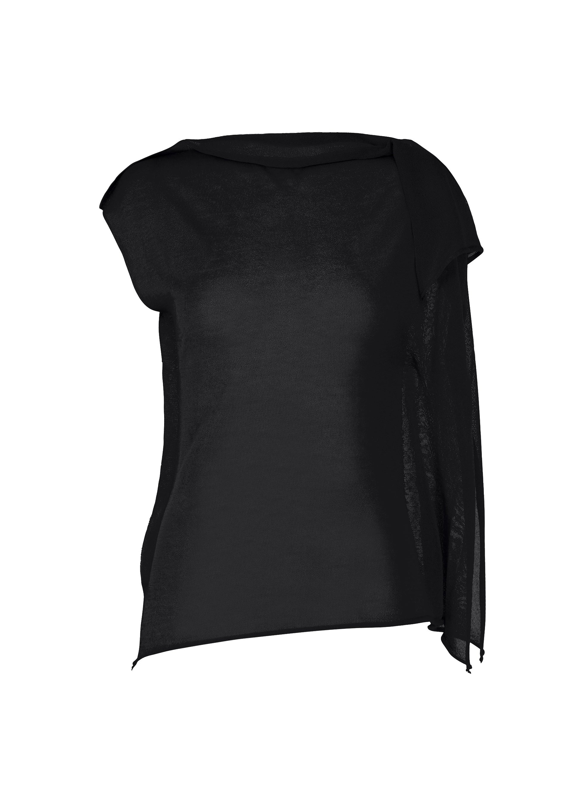 Issey Miyake Concealed Knit pletený top bez rukávů