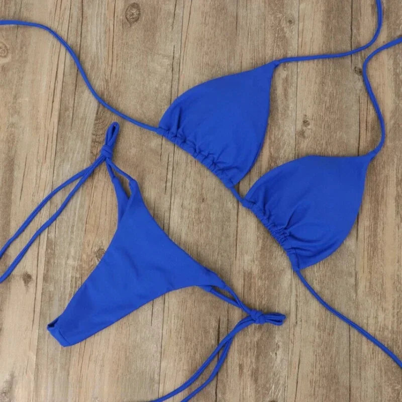 Norielle trojúhelníkové bikiny na zavazování