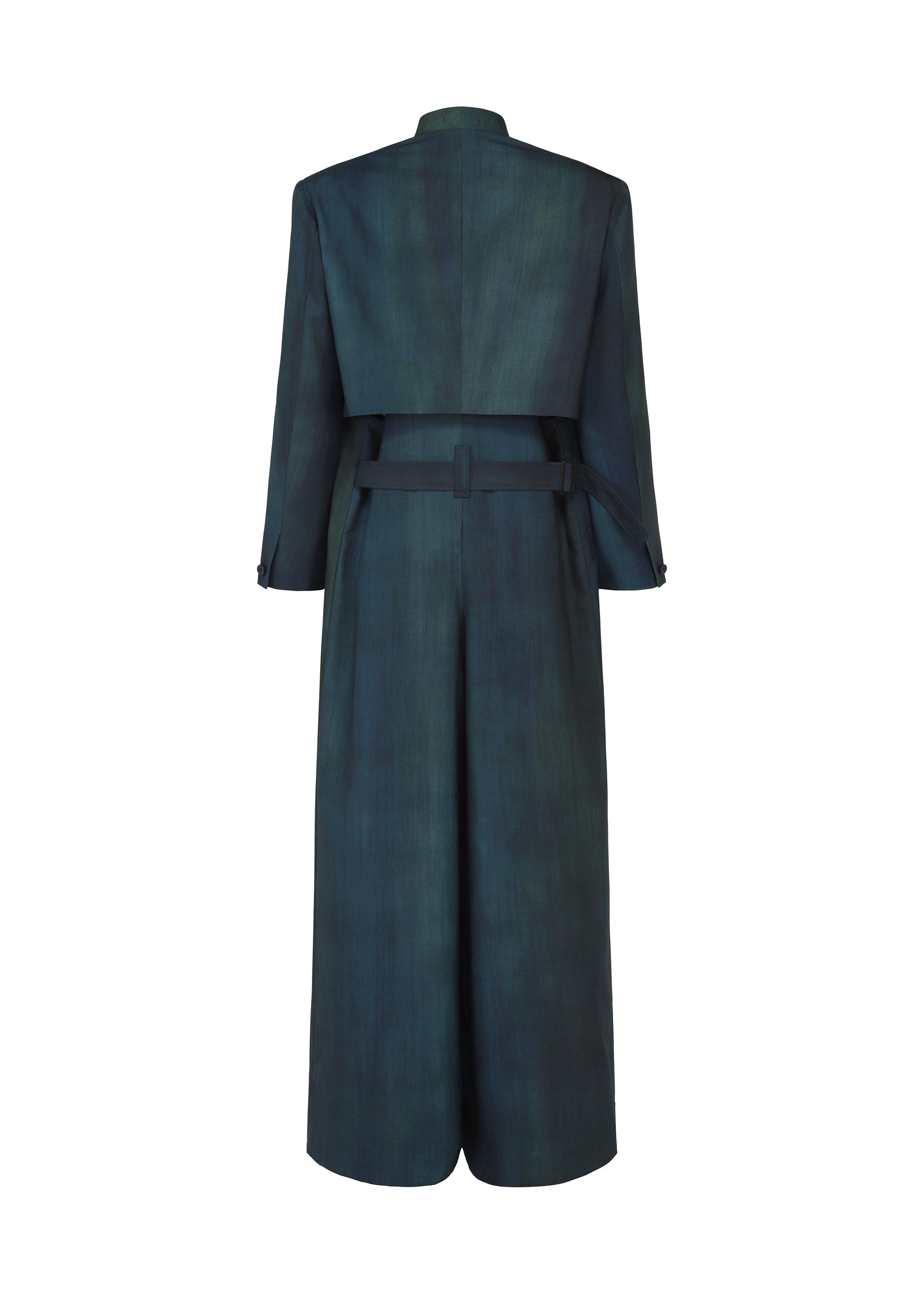 Issey Miyake Gradation Wool vlněný overal černý