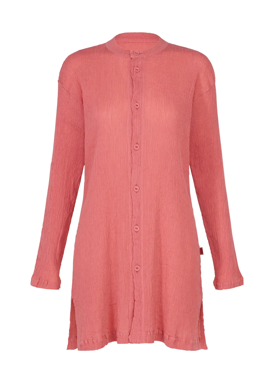 Issey Miyake Kyo Chijimi August kardigan CORAL