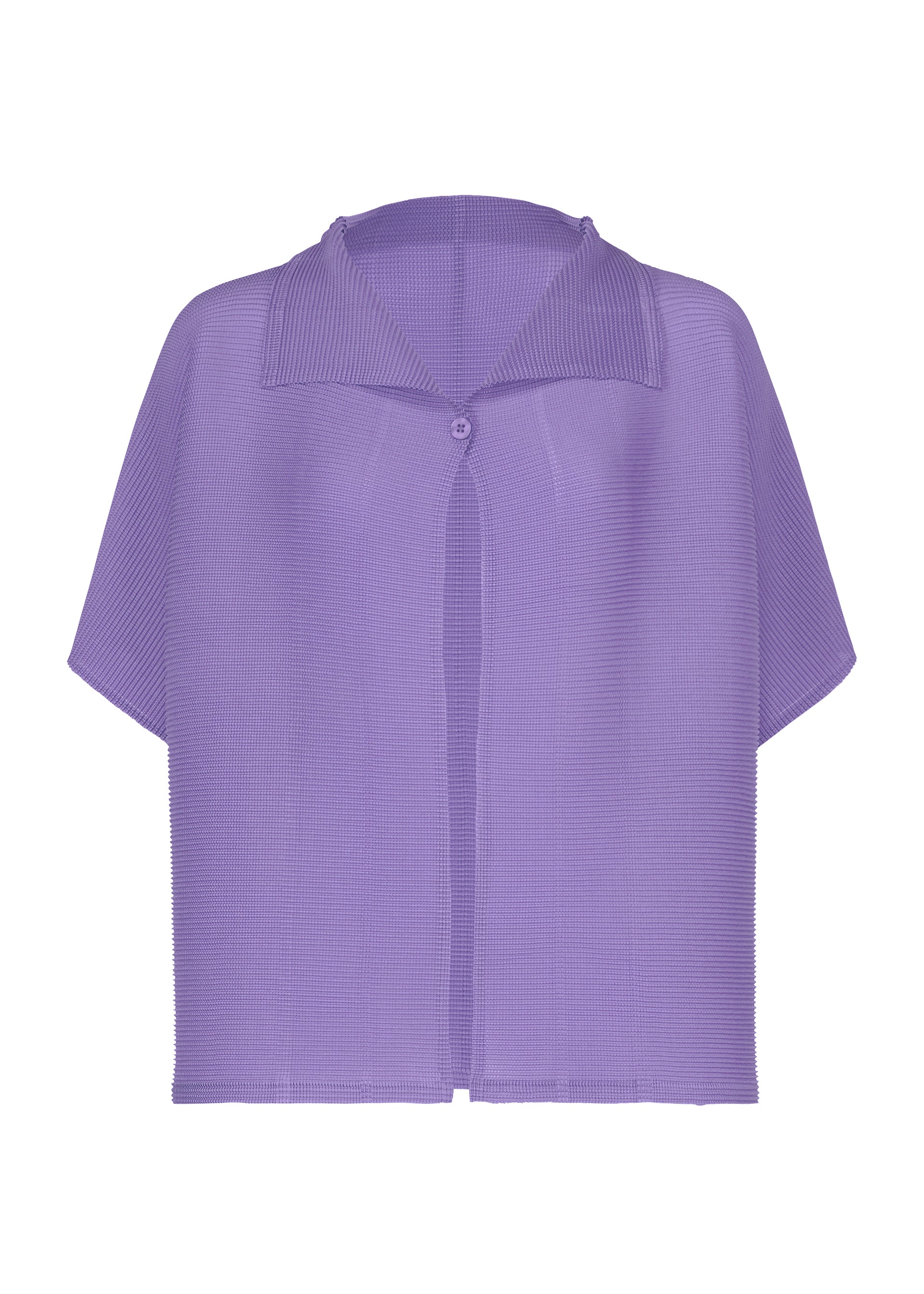 Issey Miyake Square Stretch Pleats kardigan bílý