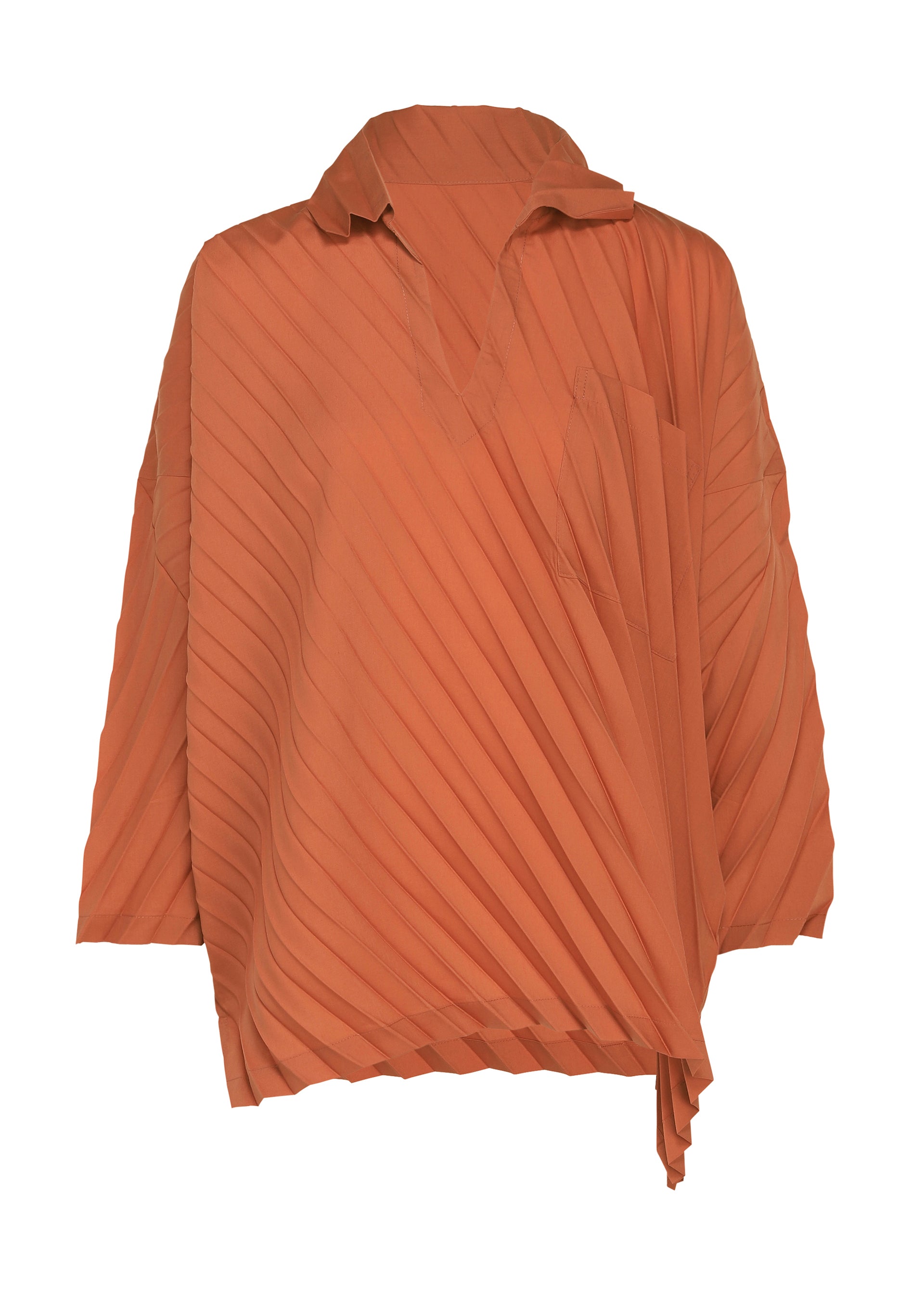 Me Issey Miyake Angle Pleats Shirt košile bílá skladebná