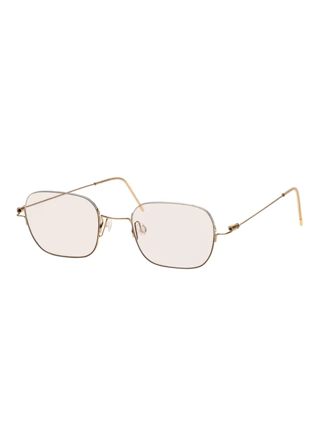 Issey Miyake Coil Square sluneční brýle Gold světlé