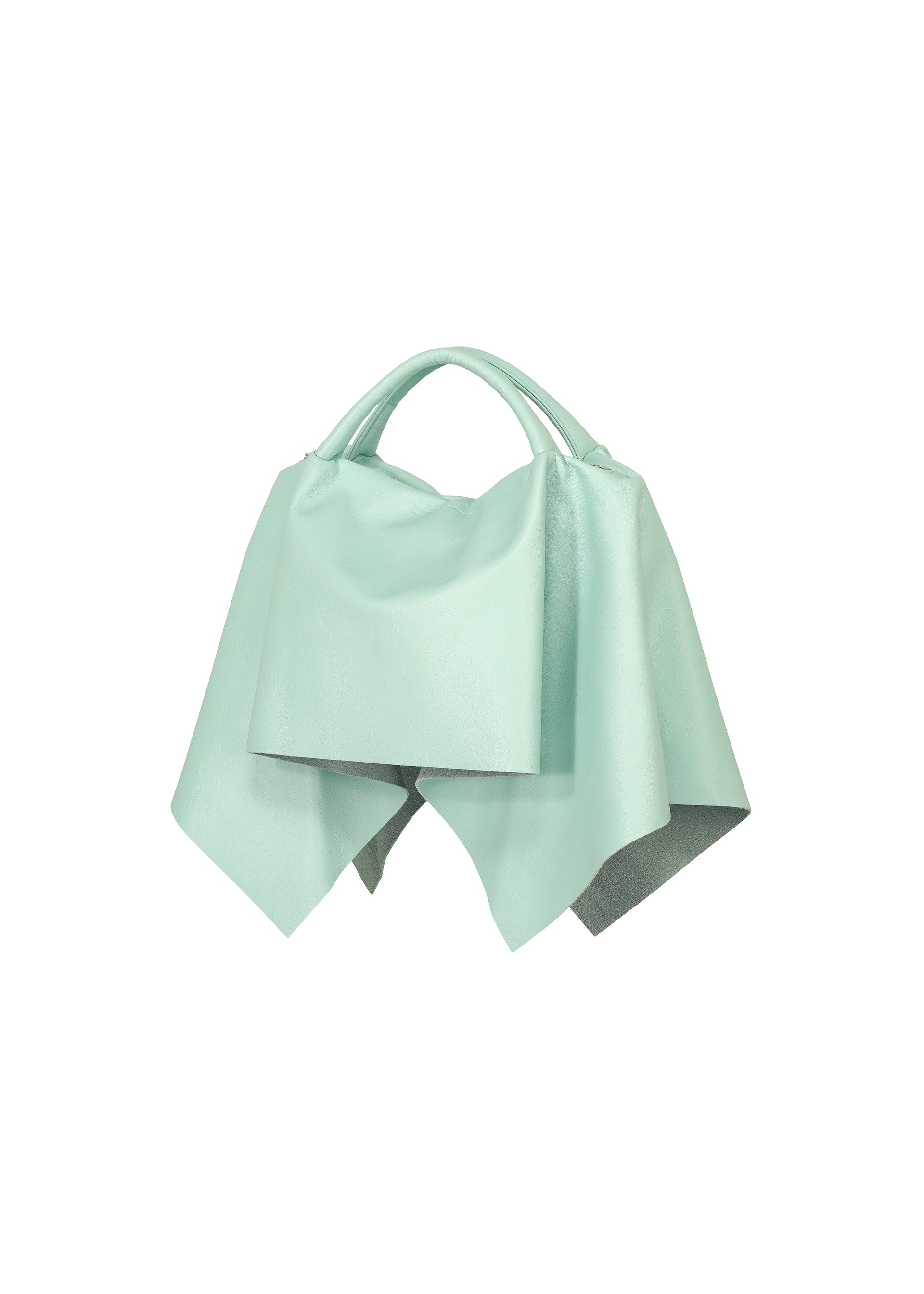 Issey Miyake Square Bag mini kabelka gray kůže