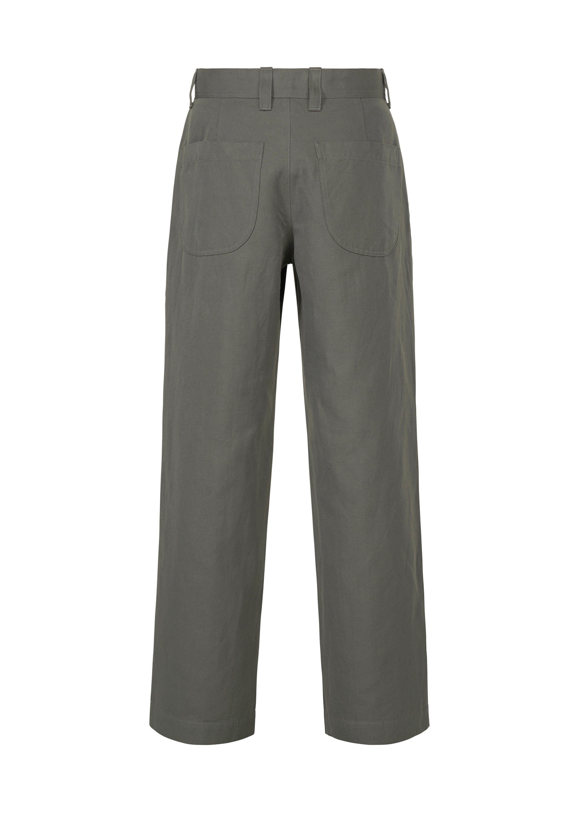 Issey Miyake Im Men Tough Wool Cotton kalhoty ivory vlněné