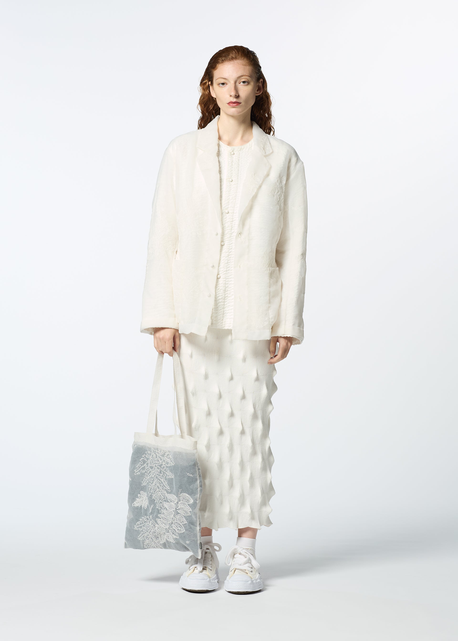 HaaT Issey Miyake Glassleaf Tote January kabelka bílá