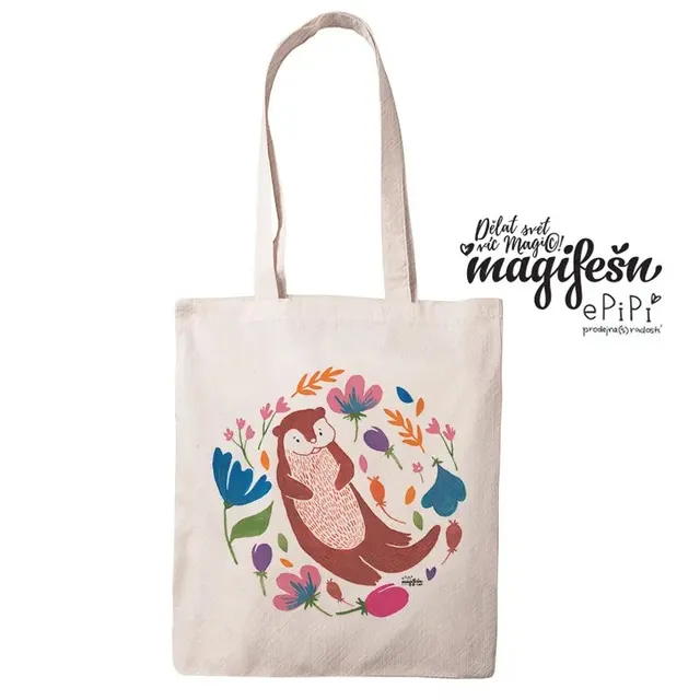 Magifešn Fair Trade MEDIUM taška Vydra recyklovaná