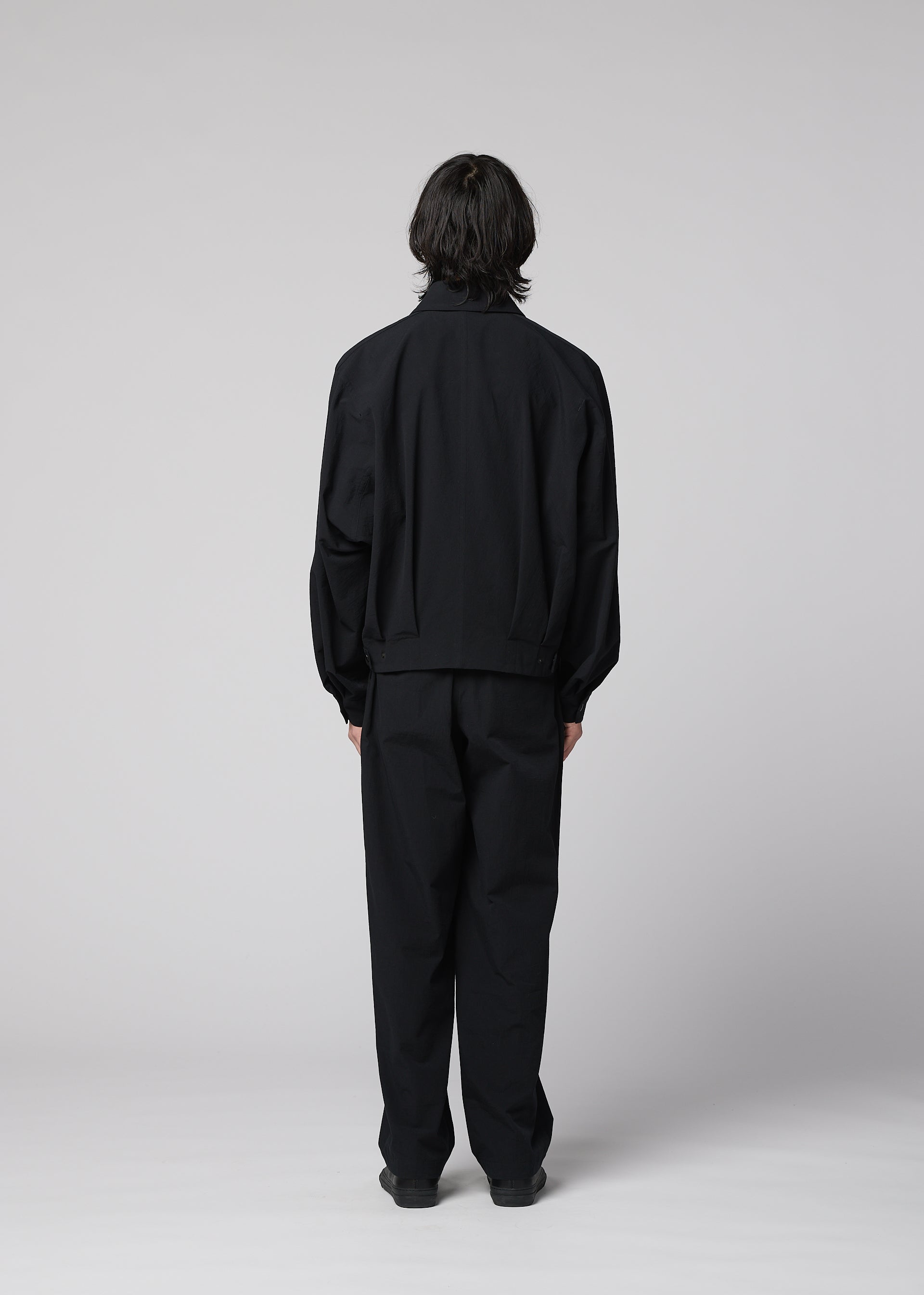 Issey Miyake Comfort Cotton bunda černá bavlněná