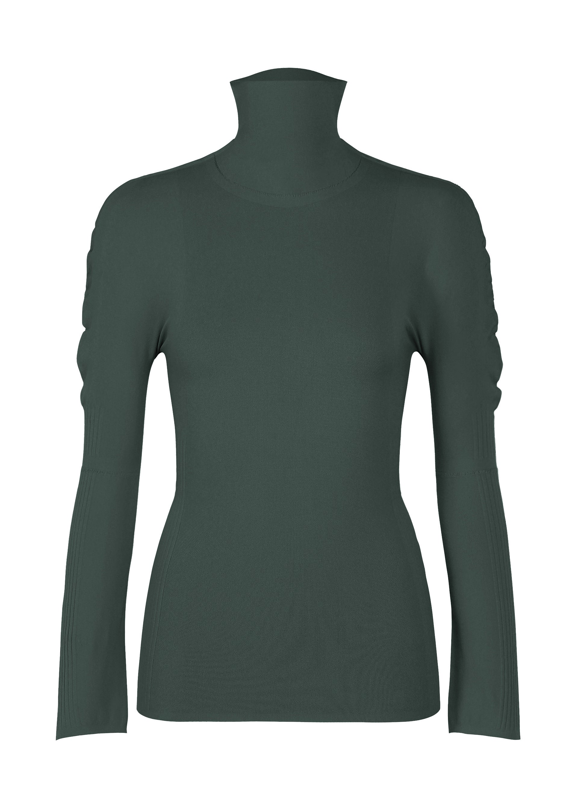 Issey Miyake A-Poc Skin top černý s rolákem