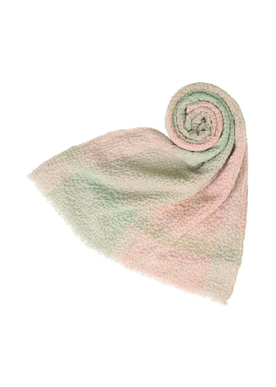 Issey Miyake Bumpy Wool štola šedá kašmír