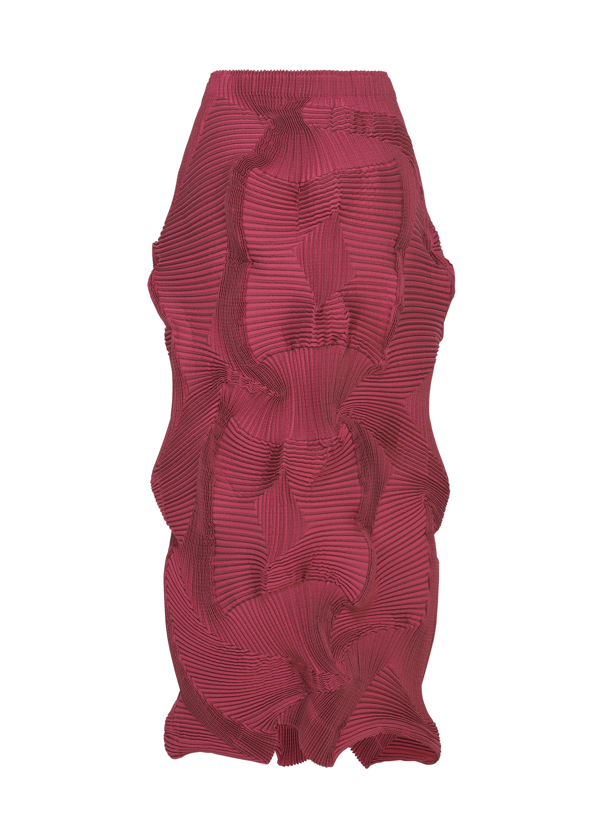 Issey Miyake Type-O 003-1 sukně růžová